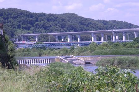南郷用水堰と魚道